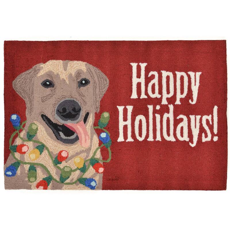 Liora Manne Frontporch Happy Holidays Indoor/Outdoor Mat