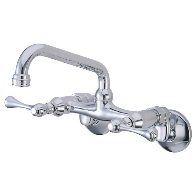 Kingston Brass Kingston 1.8 GPM Wall Mounted Bridge Kitchen Faucet