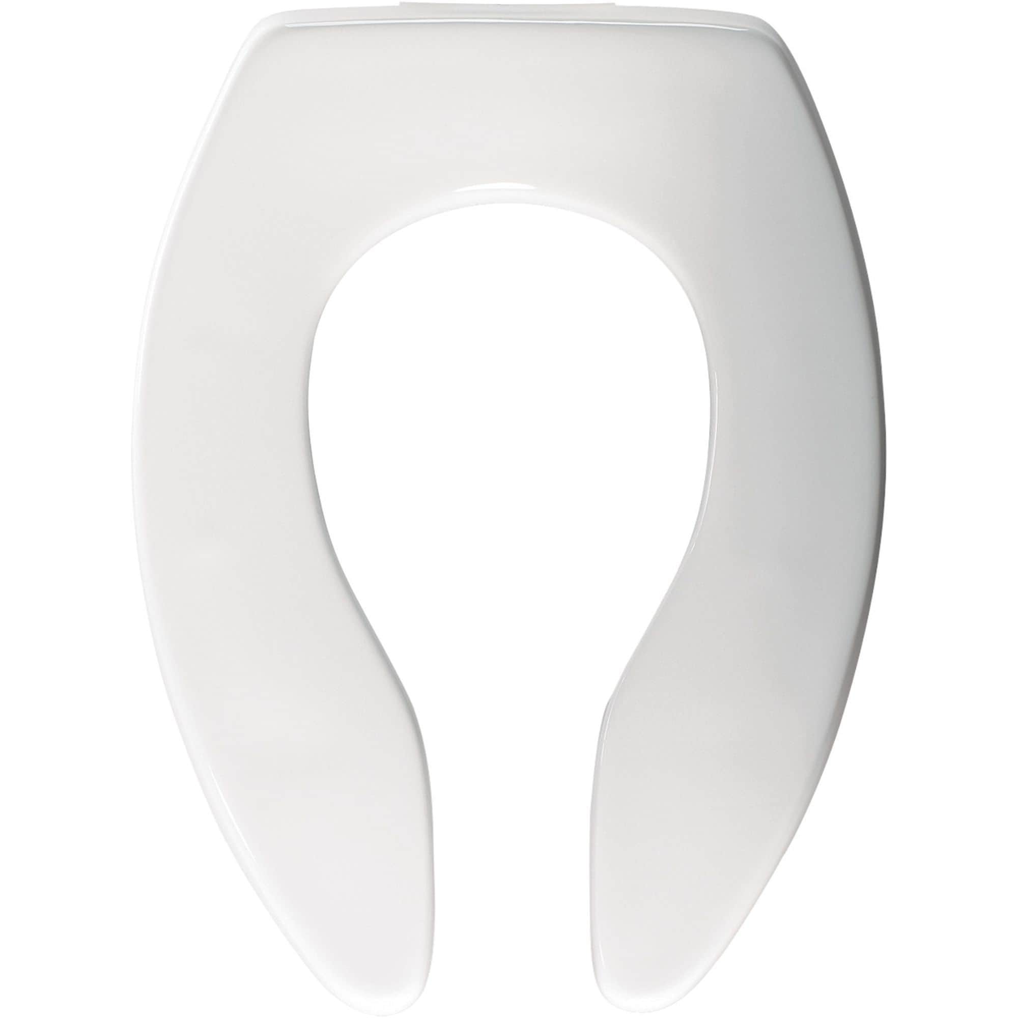 Bemis Plastic Elongated Toilet Seat - 14.75" x 2.75" x 20.88" - 14.75" x 2.75" x 20.88"