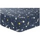 preview thumbnail 2 of 3, Rockets 2-Pack Microfiber Fitted Crib Sheet Set