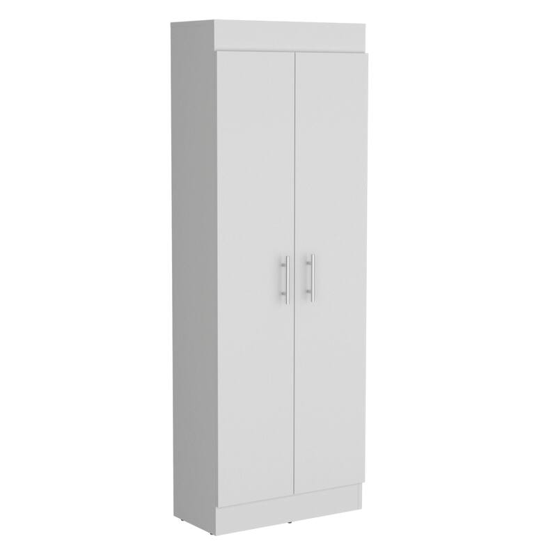 Nepal Pantry Cabinet, Space-Efficient 2-Door Design