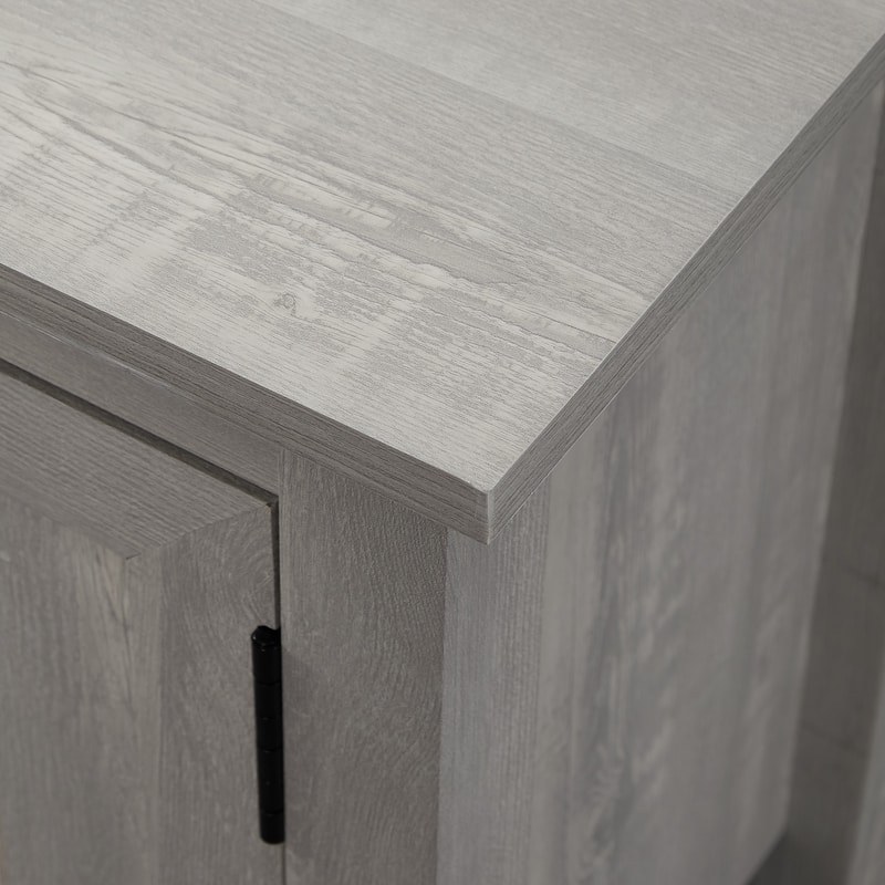 Stylish 70-Inch Modern Farmhouse TV Stand with Grooved Doors for TVs Up to 85 inches