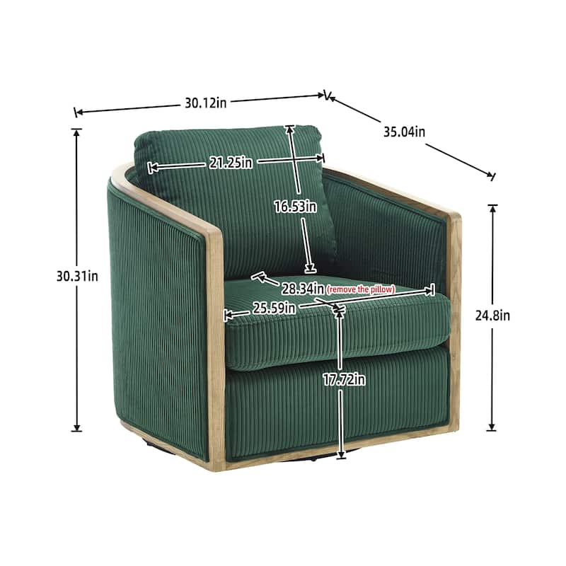 Swivel Barrel Chair Accent Chair Arm Chair