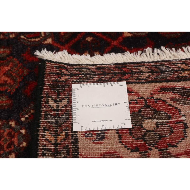 ECARPETGALLERY Hand-knotted Andelz Black Wool Rug - 3'8 x 13'8