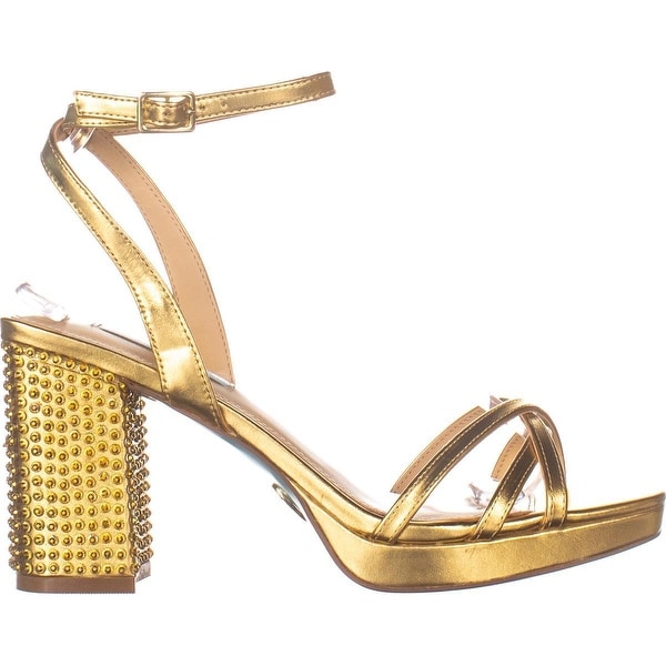 betsey johnson gold sandals