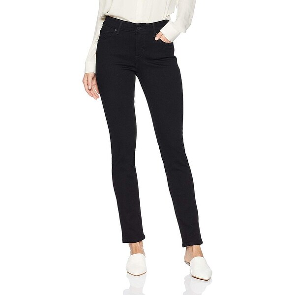 levi's mid rise skinny black