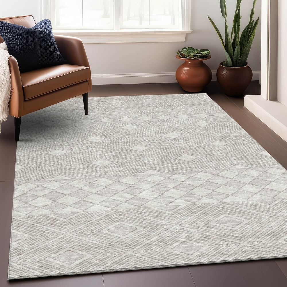 Premium Washable Super Soft Geo Prints Mayfield Rug