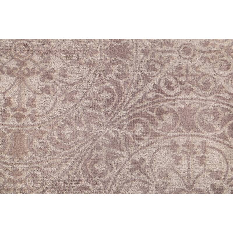 All-Over Geometric Modern Indian Accent Rug Handmade Wool Carpet - 2'0"x 3'9"