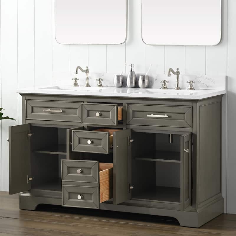 Sudio Design Thompson 54" Double Bathroom Vanity
