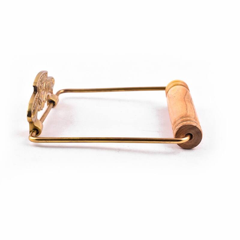 Brass Toilet Paper Holder Stand Wall Mount 5.8" Toilet Paper Roll Holder with Mounting Hardware Renovators Supply