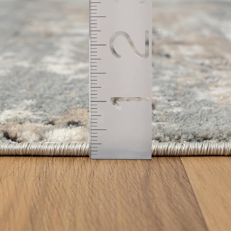 Luxe Weavers Modern Abstract Distressed Area Rug for Living Rooms and Bedrooms