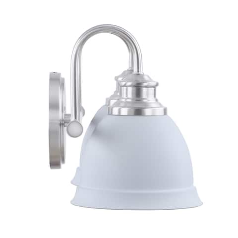 Aspen Creative Bathroom Vanity 2 Lights Fixture, Satin Nickel - Satin Nickel