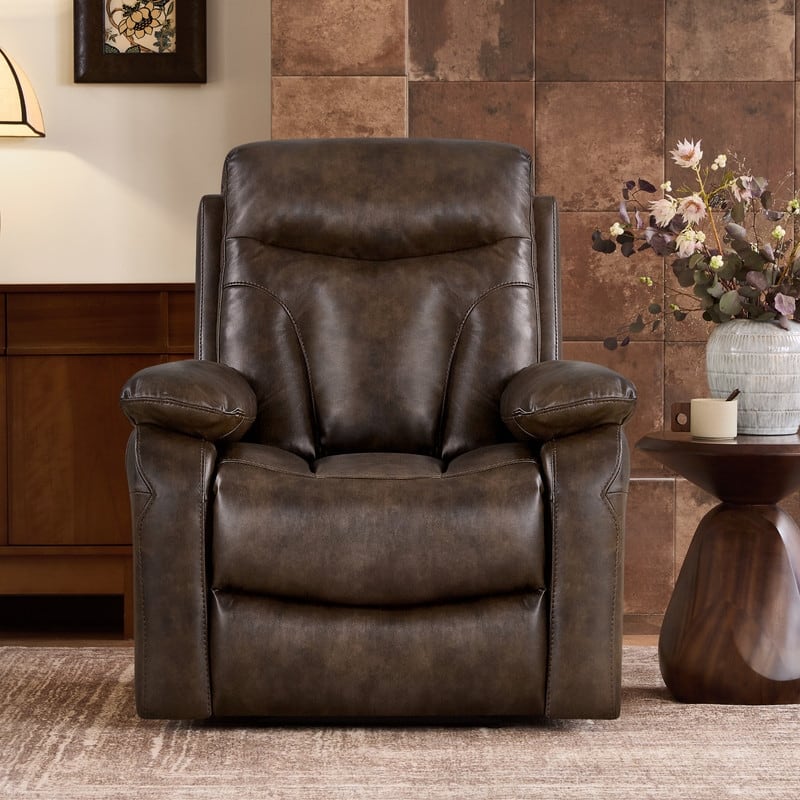 Spruce & Spring Dual Motor Power Recliner Wall Hugger with Power Headrest