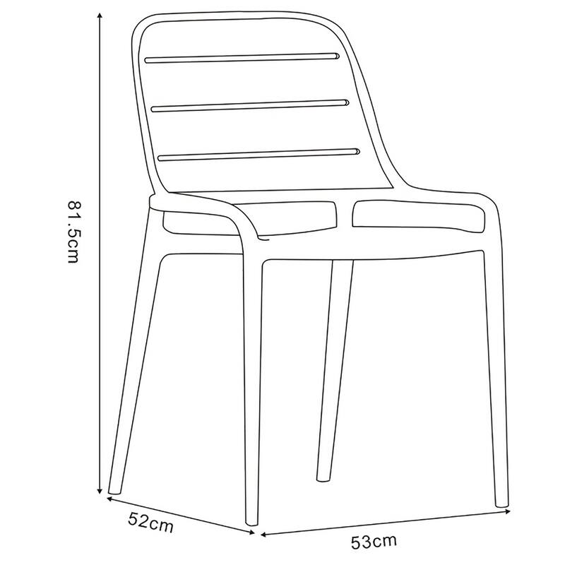 Jasper Outdoor Stacking Chair (Set of 4)