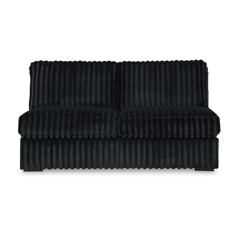 Signature Design by Ashley Midnight-madness 3-Piece Sectional with Chaise - 150" W x 65" D x 40" H