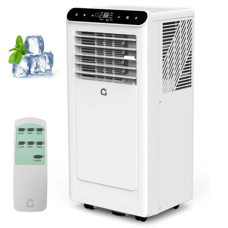 10,000 BTU Portable Air Conditioner with Heat, 4-In-1 Portable AC Units, Cools Up to 450 Sq.Ft. - White