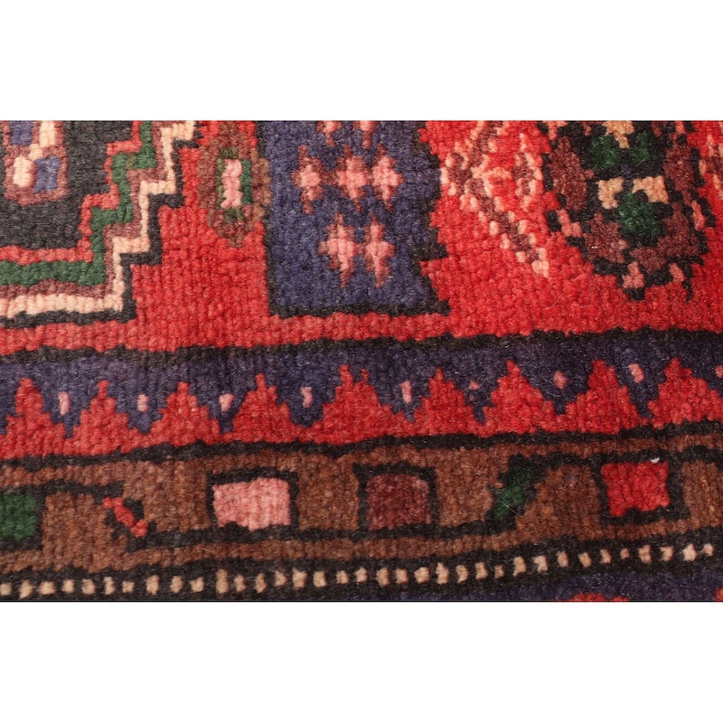 ECARPETGALLERY Hand-knotted Andelz Red Wool Rug - 4'6 x 7'1