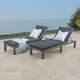 Option Grey Wicker And Mixed Black Cushions