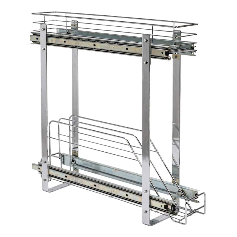 Household Essentials Chrome-Plated Steel Storage Organizer