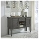 preview thumbnail 1 of 17, Hallanden Antique Gray Dining Room Server - 56"W x 18"D x 39"H 56"W x 18"D x 39"H - Grey