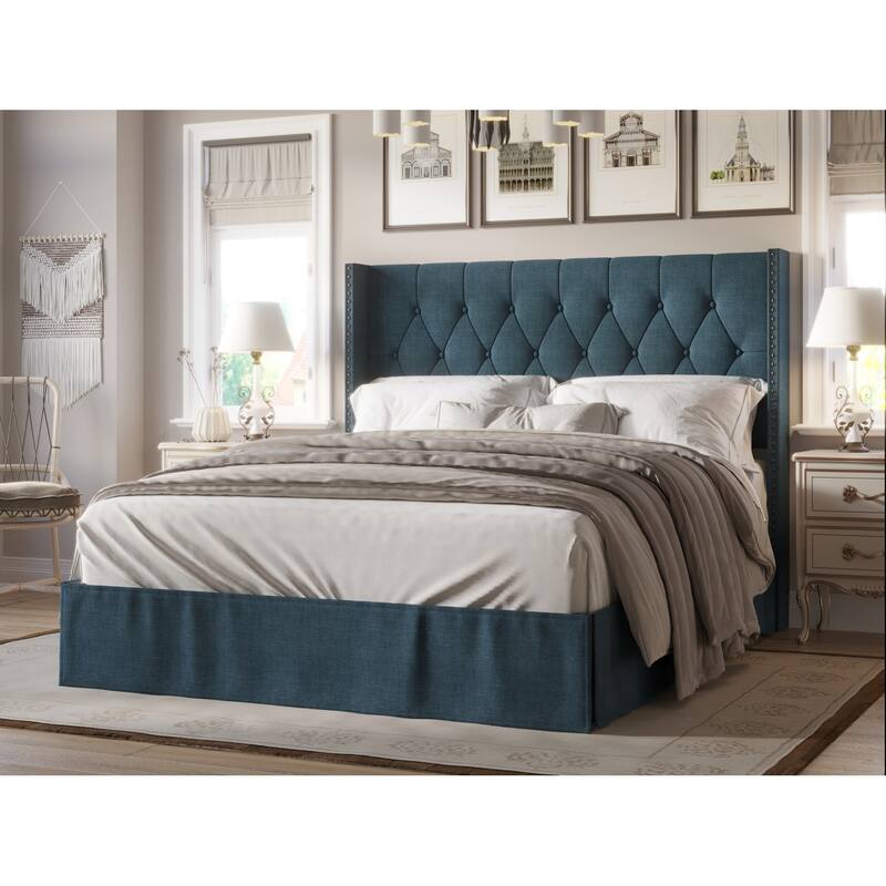 Billy Tufted Upholstered Panel Bed