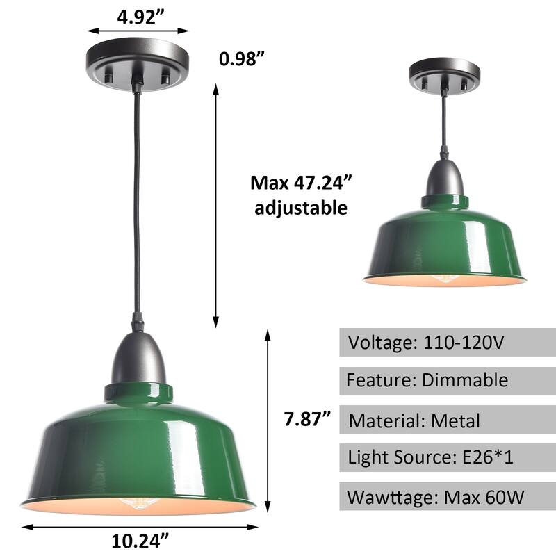 Calabria Dome Pendant, 1-Light