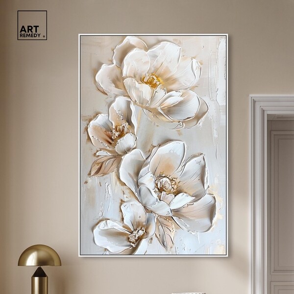 Lush Floral II Canvas New Floral Wall Art by Art Remedy - Bed Bath