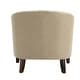 preview thumbnail 47 of 90, Axia Barrel PU Leather Accent Chair with Nailhead Trim
