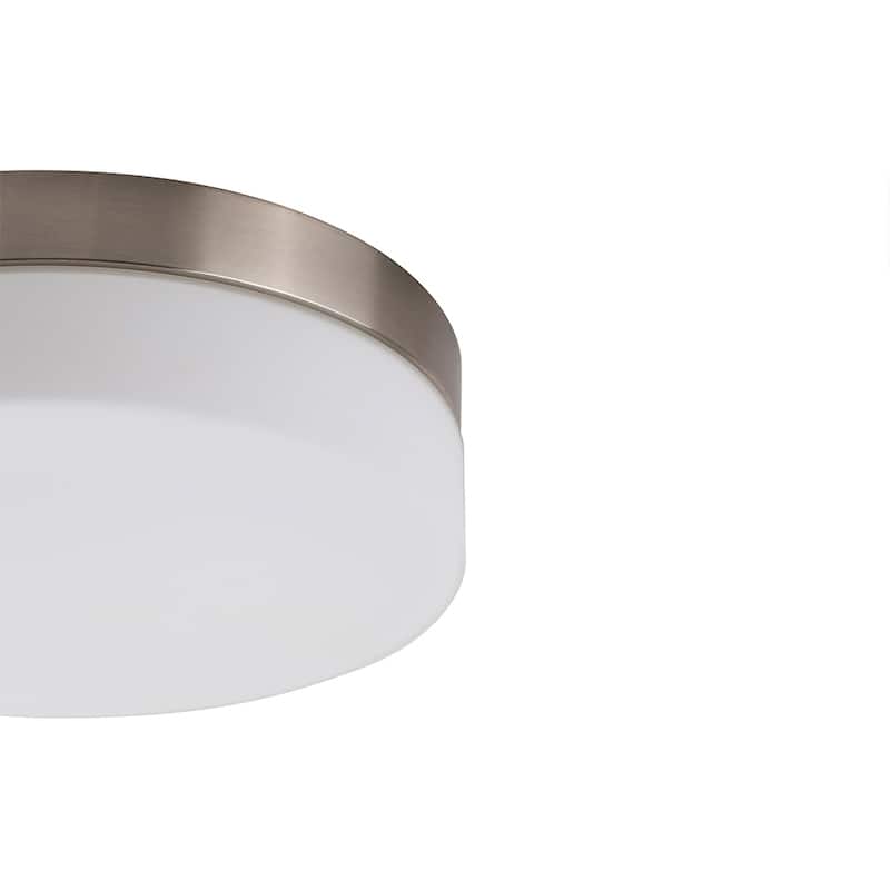 LED Flush Mount Ceiling light in Brushed Nickel