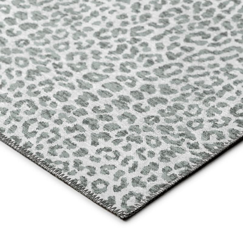 Addison Indoor/ Outdoor Safari Leopard Animal Print Washable Area Rug