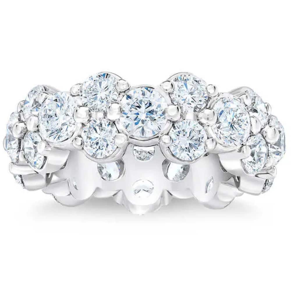 Bliss Diamond 5 1/2 Ct TW Diamond Eternity Ring Gold Women's Anniversary Band Lab Grown