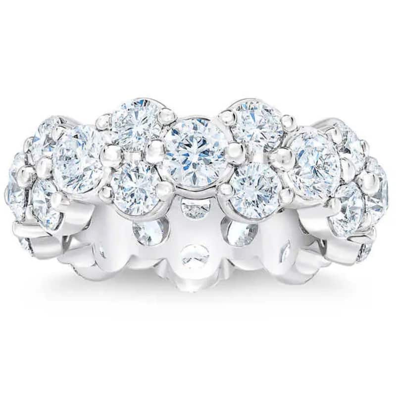 Bliss Diamond 5 1/2 Ct TW Diamond Eternity Ring Gold Women's Anniversary Band Lab Grown - 6.5 - Yellow