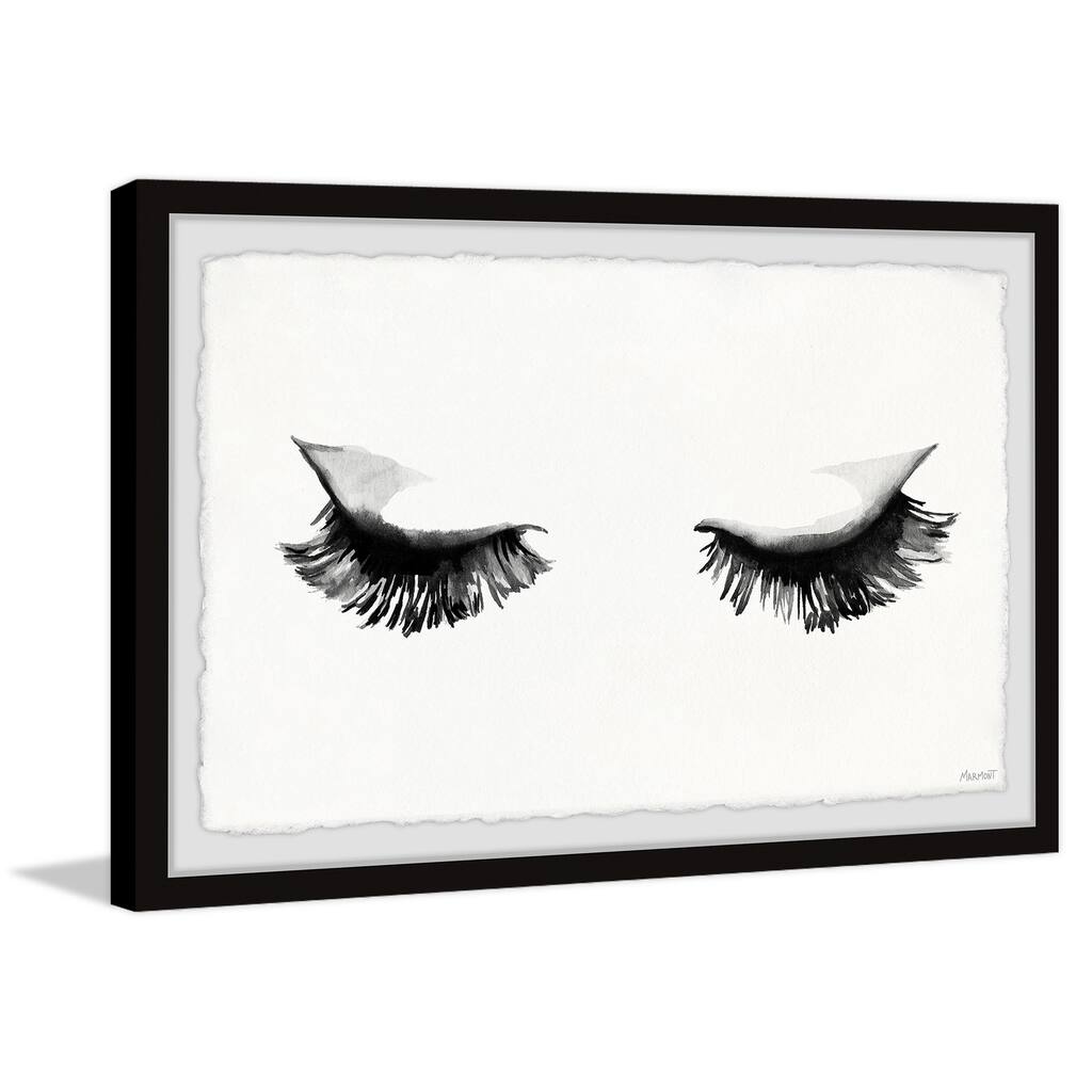 'Full Lashes' Framed Painting Print