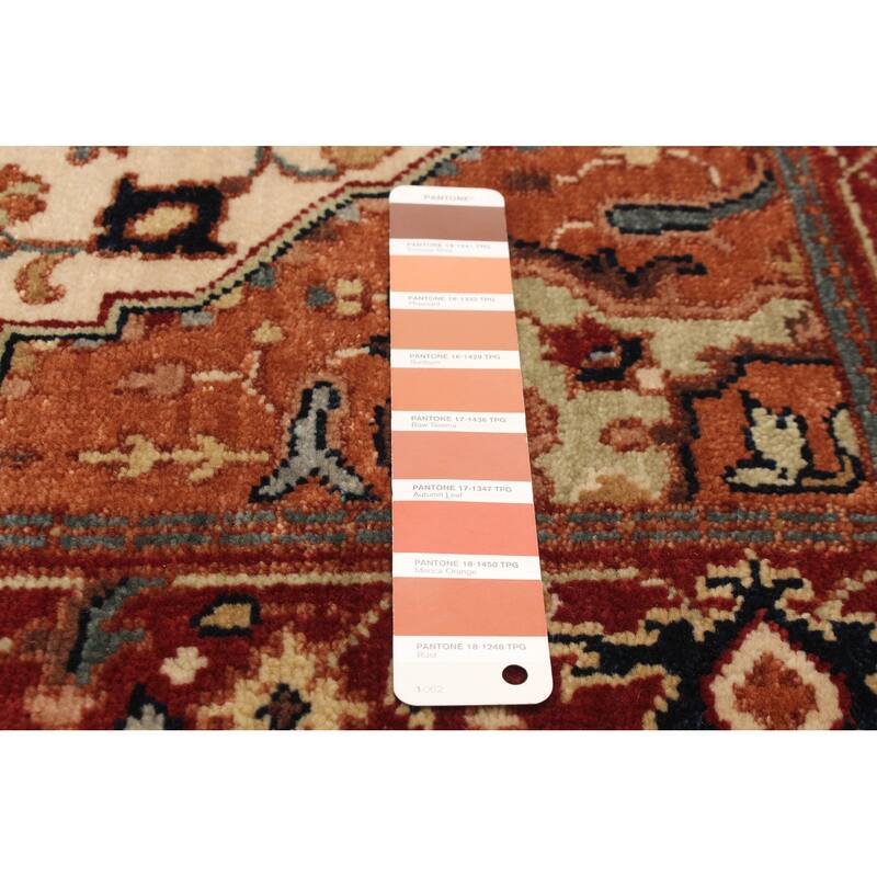 ECARPETGALLERY Hand-knotted Jules Sultane Copper Wool Rug - 3'1 x 5'0