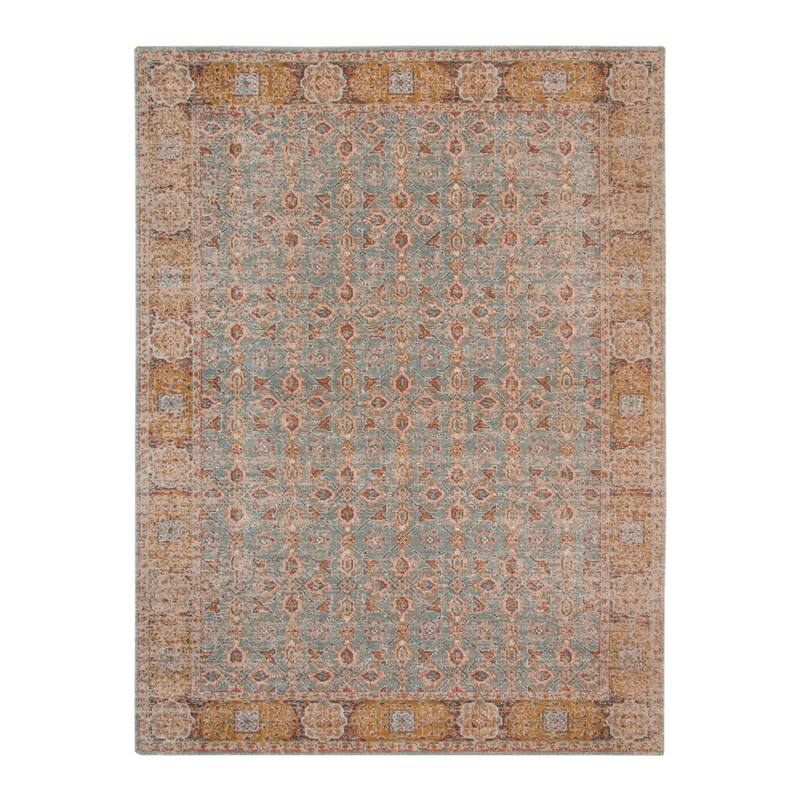 HomeRoots Floral Transitional Rectangle Area Rug - 36.00 in. x 26.00 in. x 0.15 in.