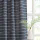 preview thumbnail 9 of 23, Cashel Texture Striped 100-percent Recycled Fiber Woven Antimicrobial Window Panel Pair by Clean Spaces - 84" Panel