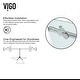 preview thumbnail 9 of 8, VIGO Winslow Frameless Sliding Shower Enclosure