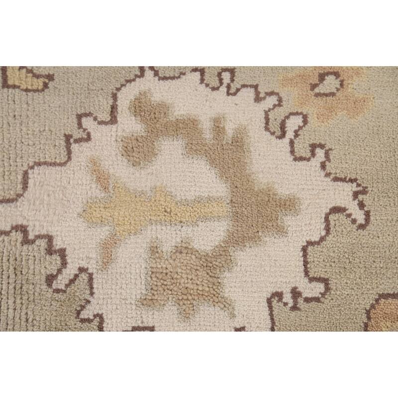 Oushak Oriental Area Rug Handmade Bedroom Wool Carpet - 9'1"x 11'11"