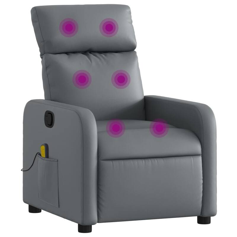 vidaXL Massage Recliner Chair Adjustable Footrests Massage Chair