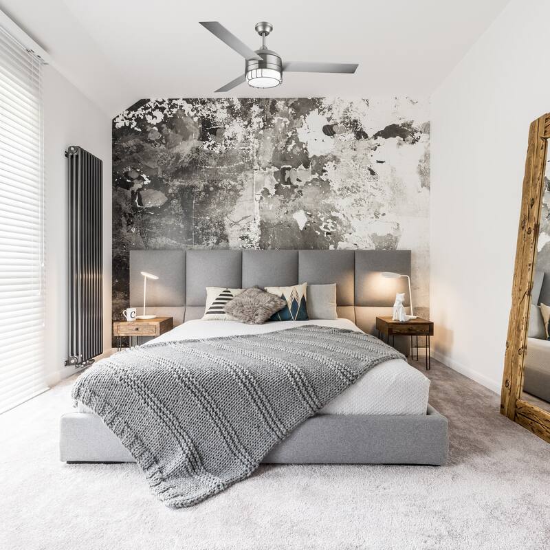 Design House Ajax 54" 3 Blade LED Ceiling Fan with Wall Control