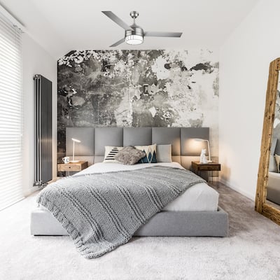 Design House Ajax 54" 3 Blade LED Ceiling Fan with Wall Control