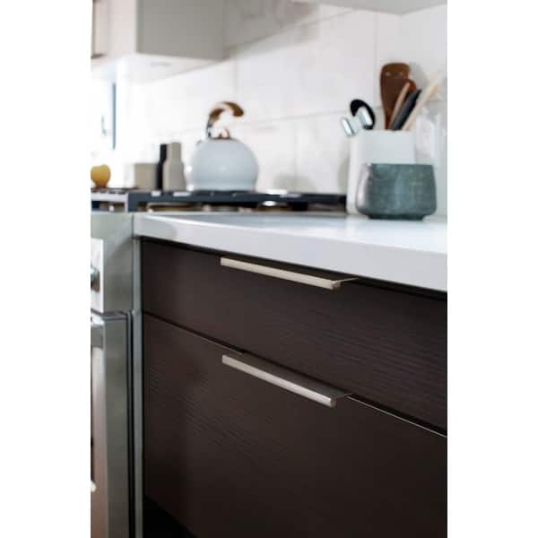 Shop Emtek 87120 Edge 6 Center To Center Finger Cabinet Pull Overstock 28315283