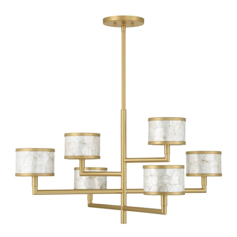 Savoy House 1-6492-6 Mariquita 6 Light 34" Wide Chandelier