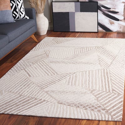 SAFAVIEH Handmade Abstract Clizia Modern & Contemporary Wool Rug