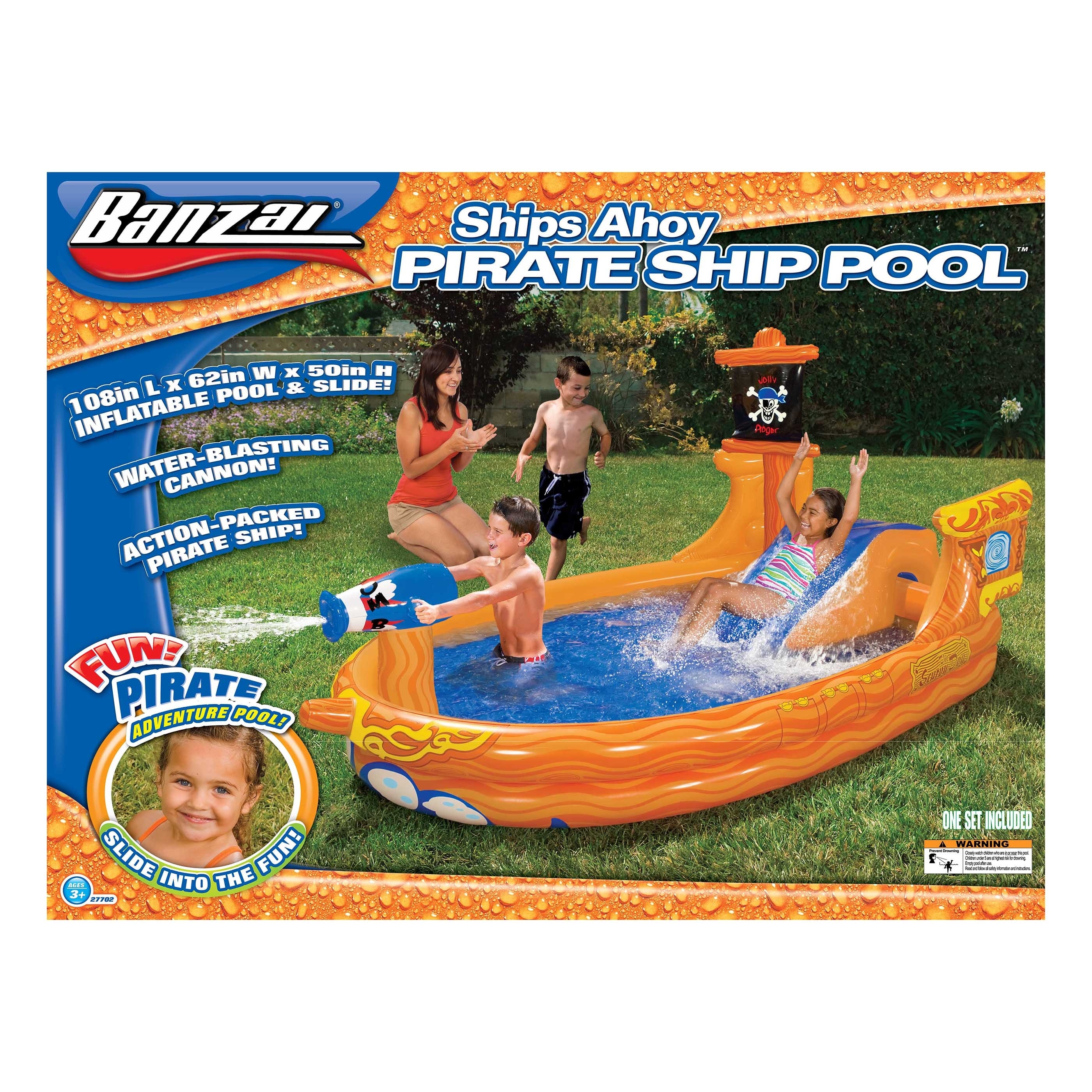 pirate ship pool toy