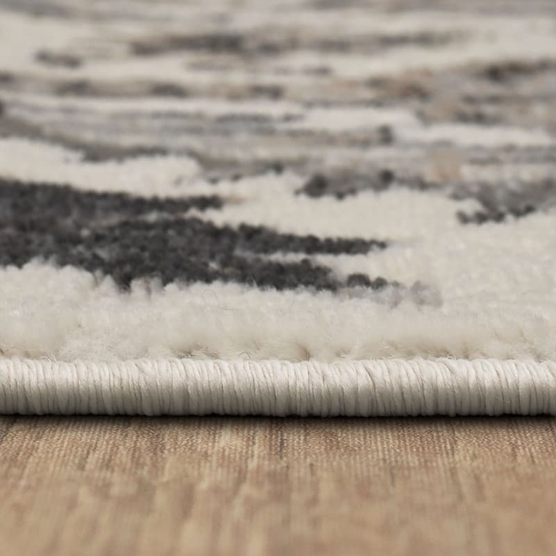 Mohawk Home Paris Floral Ornamental Medallion Woven Area Rug