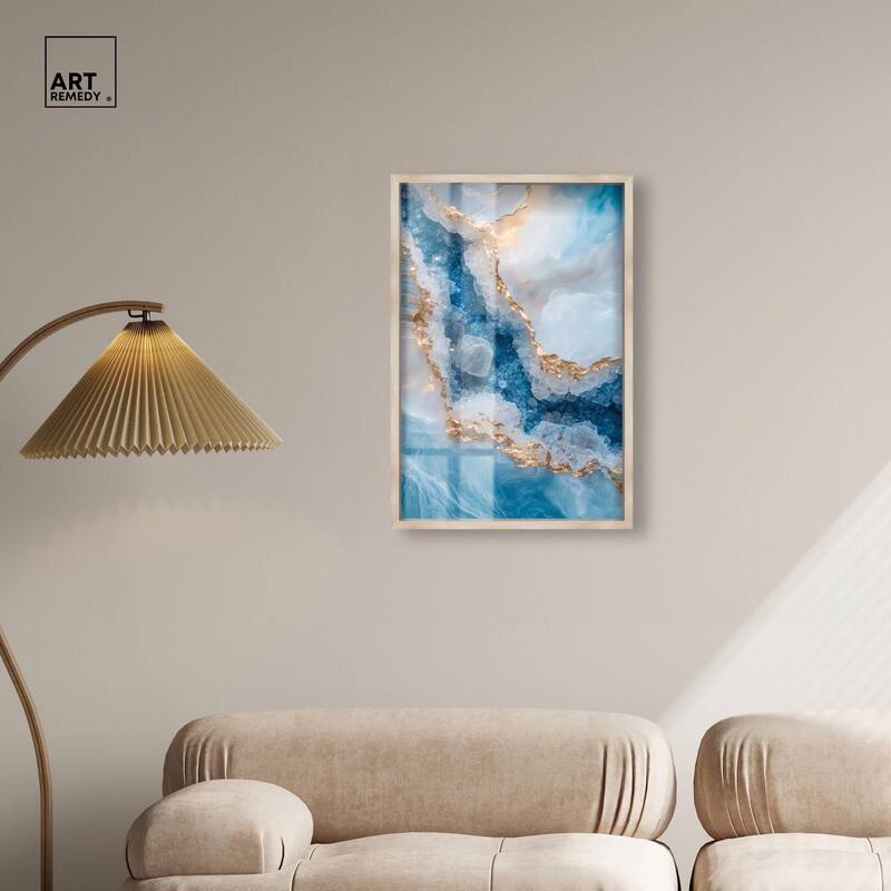 Molten Topaz I Shadowbox by Art Remedy