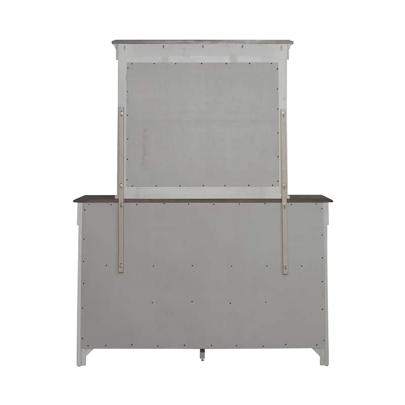 Liberty Furniture Ivy Hollow Mantle Storage Bed, Dresser & Mirror, Chest, Night Stand - King, Queen