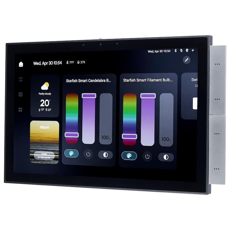 Starfish - 10-Inch - In-Wall Control Panel - Black - Black