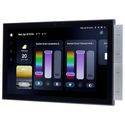 Starfish - 10-Inch - In-Wall Control Panel - Black
